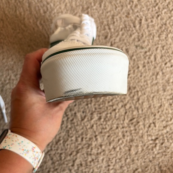 Vans White and Green Platform Shoes - Picture 7 of 7